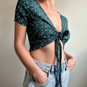 Brandy Melville Multi Tie Top